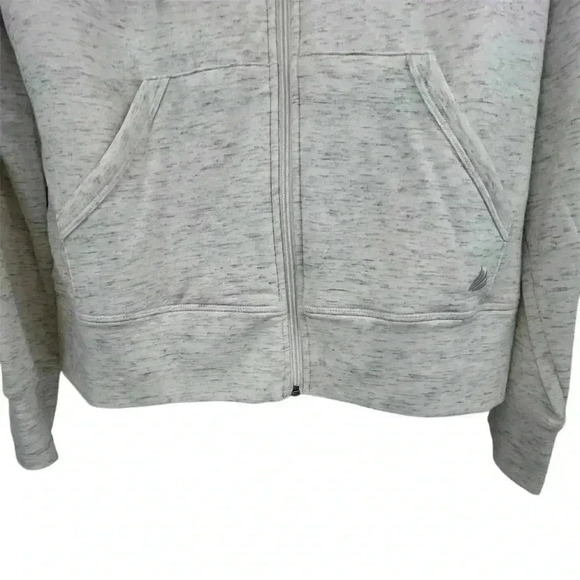 Free 2B Women's Gray Sherpa Lined Full-Zip Hoodie Jacket Size M super soft - Picture 9 of 11